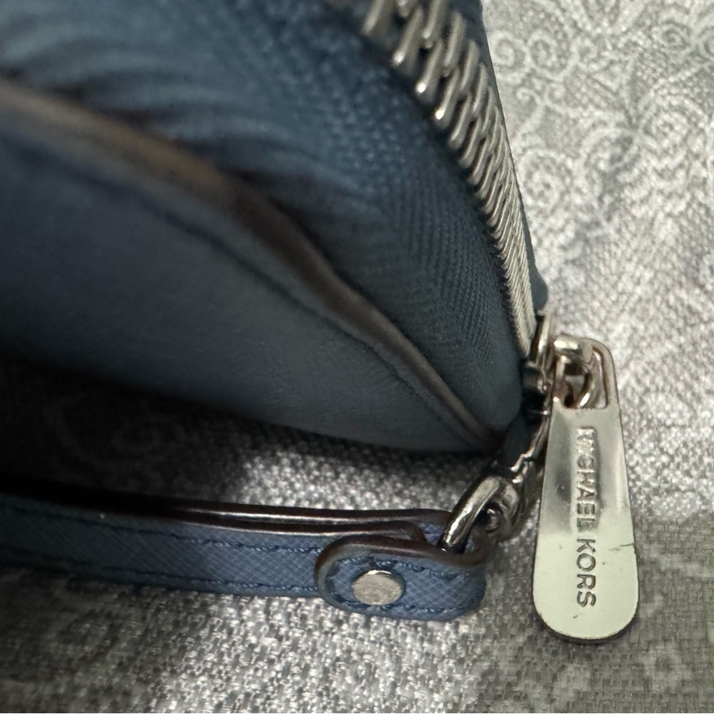 Michael Kors Slate Blue Tote and Wallet Set - Picture 9 of 15